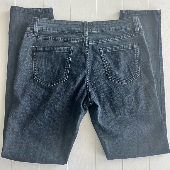 Dark Blue Stretch Denim Jeans. - Picture 3 of 4